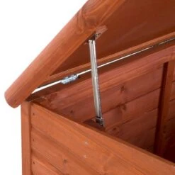 Caseta De Madera Woody Premium Con Puerta Para Perros -Gatos Perros Suministros Tienda 70354 hundehuette flachdach fg 1120031 8