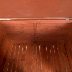 Caseta De Madera Woody Premium Con Puerta Para Perros -Gatos Perros Suministros Tienda 70354 hundehuette flachdach fg 1120032 0