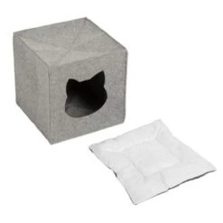 Cueva De Fieltro Para Estantería -Gatos Perros Suministros Tienda 70615 pla katzenhoehle f regale aus filz fg 5219 1