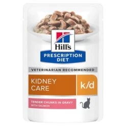 Hill's K/d Prescription Diet Sobres Comida Húmeda Para Gatos -Gatos Perros Suministros Tienda 70887 pla hills prescriptiondiet kd kidneycare hs 01 0