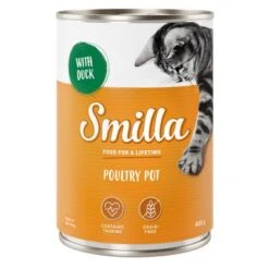 Smilla Tierna Ave 6 X 400 G -Gatos Perros Suministros Tienda 71144 pla jubil um smilla poulrypot duck 400g 5