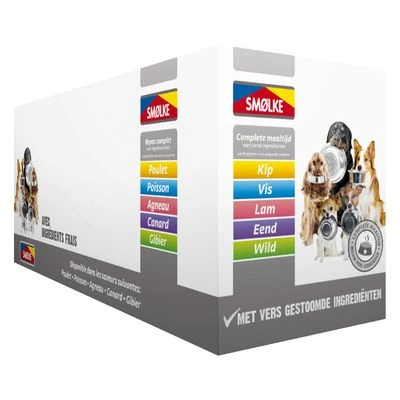 Smølke Fresh Steamed Mix Comida Húmeda Para Perros 1 Smølke Fresh Steamed Mix Comida Húmeda Para Perros