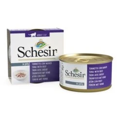 Pack Ahorro: Schesir En Gelatina 24 X 85 G -Gatos Perros Suministros Tienda 75539 agras schesir in gelee tuna mit rind cat 6x85g hs 02 7