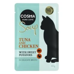 Megapack Cosma Soup 48 X 40 G -Gatos Perros Suministros Tienda 81175 pla cosma soup tunachicken 40g 8