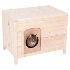 Caseta Palazzo Para Mascotas -Gatos Perros Suministros Tienda 82125 laavu katze fg 9714 8