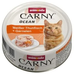 Animonda Carny Ocean 12 X 80 G -Gatos Perros Suministros Tienda 83300 pla animonda carny ocean weisser thunfisch garnelen 85g hs 01 7