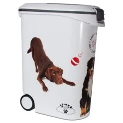 Contenedor De Pienso Curver Para Perros -Gatos Perros Suministros Tienda 83829 pla dog feed box 20 hs 04 794037 e 01 1