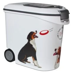 Contenedor De Pienso Curver Para Perros -Gatos Perros Suministros Tienda 83897 pla dog feed box 12 hs 03 794036 e 01 6