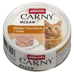 Animonda Carny Ocean 12 X 80 G -Gatos Perros Suministros Tienda 83901 carny ocean wei er thunfischente 3