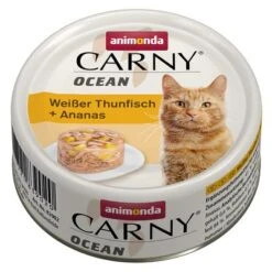 Animonda Carny Ocean 12 X 80 G -Gatos Perros Suministros Tienda 83902 carny ocean wei er thunfischananas 0