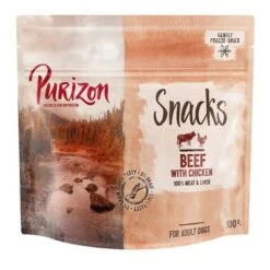 Purizon Snacks Sin Cereales Para Perros 3 X 100 G - Pack Ahorro -Gatos Perros Suministros Tienda 88404 pla purizon snacks beef 100g 5