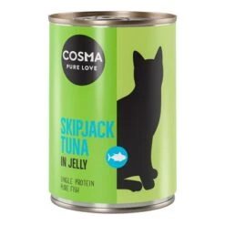 Cosma Original En Gelatina 12 X 400 G - Pack Ahorro -Gatos Perros Suministros Tienda 92596 pla cosma original skipjacktuna 400g 3
