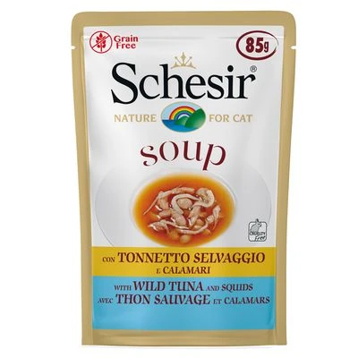 Schesir Soup 12 X 85 G Sopa Para Gatos 2 Schesir Soup 12 X 85 G Sopa Para Gatos - Imagen 2