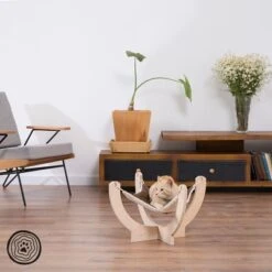 Hamaca Natural Paradise Iris L Para Mascotas -Gatos Perros Suministros Tienda 99497 np haengematte iris m hs 01 1