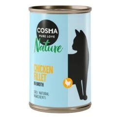 Cosma Nature 6 X 140 G 29 Cosma Nature 6 X 140 G -Gatos Perros Suministros Tienda cosma nature chickenfillet 140g 1000x1000 4