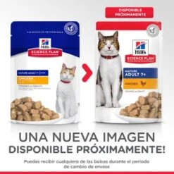 Hill's Science Plan Hill's Feline Mature Adult 7+ Para Gatos -Gatos Perros Suministros Tienda es cat pouch ma chicken coming soon copy 9