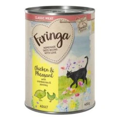 Feringa Classic Meat Menu 6 X 400 G -Gatos Perros Suministros Tienda feringa classicmeat adult chickenpheasent 400g 1000x1000 9