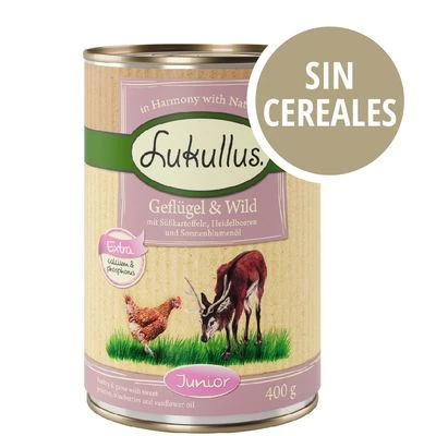 Lukullus Junior Con Ave Y Venado Sin Cereales 1 Lukullus Junior Con Ave Y Venado Sin Cereales