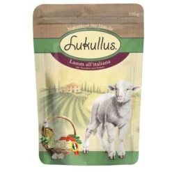 Oferta De Prueba Lukullus Bolsitas 6 X 300 G -Gatos Perros Suministros Tienda lukullus pouch italien 4