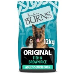 Gatos Perros Suministros Tienda 36 Burns Adult Original Con Pescado Y Arroz Integral