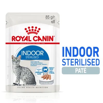Royal Canin Indoor Sterilised Paté 1 Royal Canin Indoor Sterilised Paté
