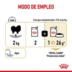 Royal Canin Breed Pomerania Mousse -Gatos Perros Suministros Tienda rc spt wet pomad cv 5 es es 4
