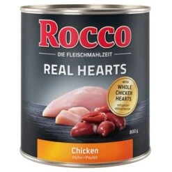 Rocco Real Hearts 6 X 800 G -Gatos Perros Suministros Tienda rocco realheart chicken 800g 1000x1000 0
