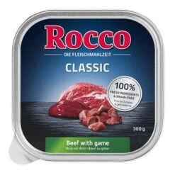 Pack De Prueba: Rocco Classic Tarrinas 9 X 300 G 12 Pack De Prueba: Rocco Classic Tarrinas 9 X 300 G -Gatos Perros Suministros Tienda rocco schalen classic wild 1000x1000 3