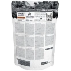 Wolf Of Wilderness Gusty Woodlands Con Vacuno, Bacalao Y Pavo -Gatos Perros Suministros Tienda rz wow barf gusty woodlands back 1000x1000 3