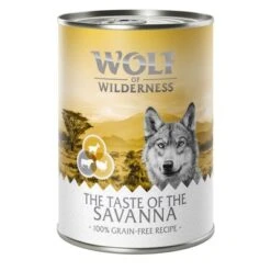 Megapack Wolf Of Wilderness The Taste Of 24 X 400 G -Gatos Perros Suministros Tienda savanna 400g 1000x1000 6