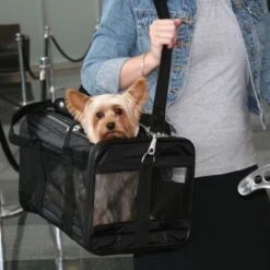 Transportin Homologado Para Cabina De Avión Sherpa® Original Deluxe -Gatos Perros Suministros Tienda sherpa originaldeluxe petcarrier hs 05 2