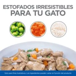 Hill's Science Plan Hill's Adult Healthy Cuisine Con Pollo Y Salmón Para Gatos -Gatos Perros Suministros Tienda sp healthy cuisine thumbnails cat bowl es 3
