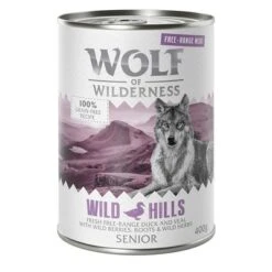 Wolf Of Wilderness Free Range Senior 6 X 400 G