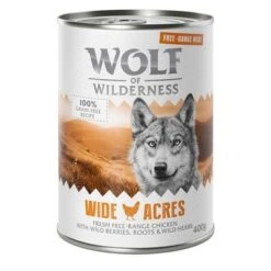 Wolf Of Wilderness Free Range 6 X 400 G