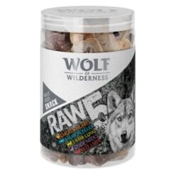 Wolf Of Wilderness RAW 5 Snacks Liofilizados - 5 Sabores -Gatos Perros Suministros Tienda wow raw5 mix 1000x1000 5