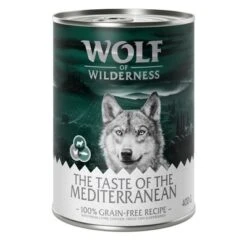 Megapack Wolf Of Wilderness The Taste Of 24 X 400 G -Gatos Perros Suministros Tienda wow tasteof mediterranean 400g 1000x1000 1